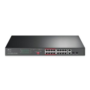 16-Port 10/100 Mbps 2-Port Gb Rackmount Switch