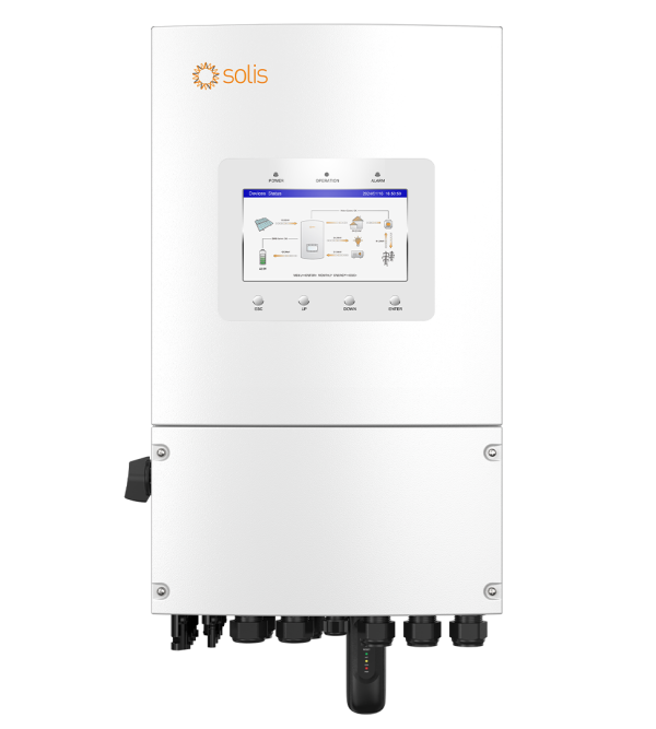 Solis Hybrid Inverter 1P - 8Kw/48V With Screen Ip66