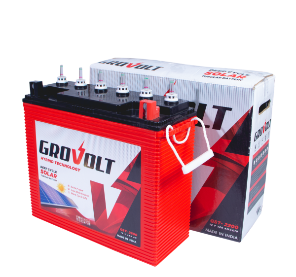 Grovolt Tubular Battery 220Ah / 12V